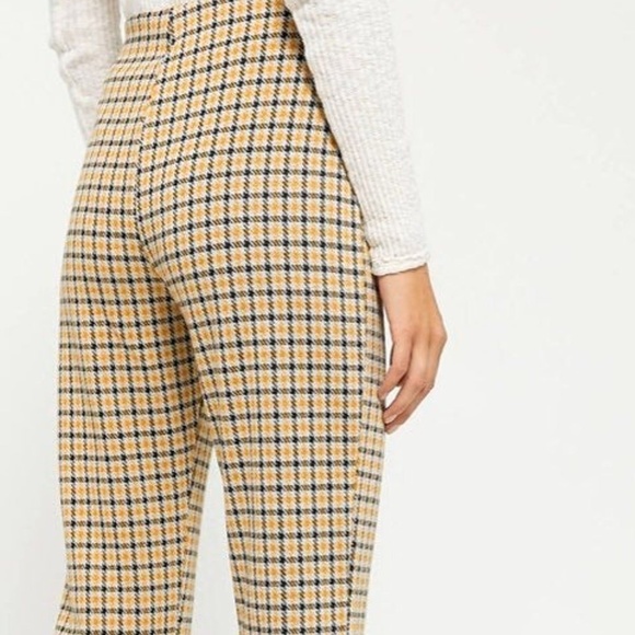 Urban Outfitters - Yellow Plaid Pants - Picture 2 of 9